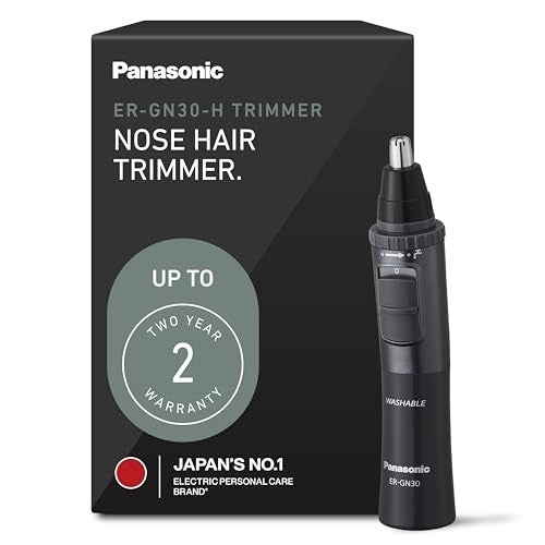 Recortadora de Vello Nasal y Auricular para Hombres Panasonic, Húmedo y Seco, Hoja Doble Hipoalergénica - ER-GN30-H - imagen 3