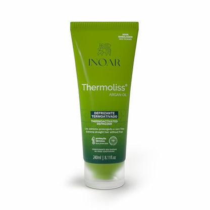 Inoar Liso Mágico Fluido Termoactivado con Extracto de Argán y Jazmín, Tratamiento Alisador con 15 Beneficios, 6.7 fl. oz - imagen 2