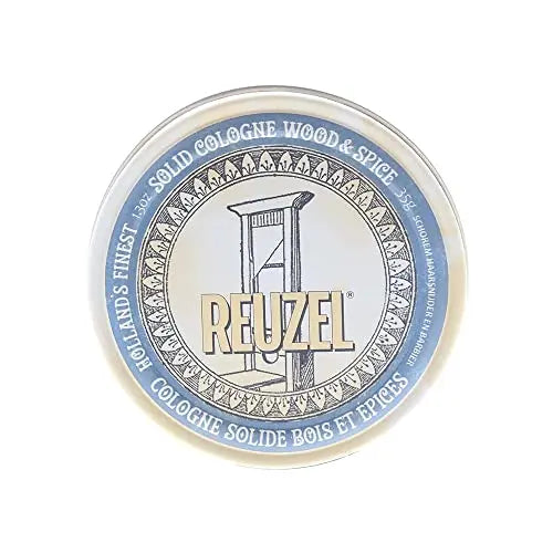 REUZEL Bálsamo Sólido de Colonia Wood & Spice, Fragancia Sutil que Dura Todo el Día, Fácil de Aplicar, Fórmula a Base de Cera, 1.3 oz - imagen 2