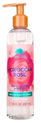 Tree Hut Aceite Hidratante para Afeitar Rosa Marroquí, Fórmula Gel-a-Oleo para un Afeitado Suave, Para Todo Tipo de Piel, 7.7 fl oz - imagen 2