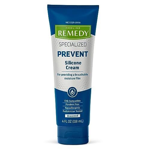 Crema de Silicona Especializada Medline Remedy, Sin Fragancia (4 fl oz), Película Transpirable Suave para Todas las Edades, Cuidado de la Piel - imagen 2