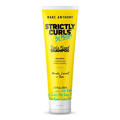 Champú para Cabello Rizado Marc Anthony, Strictly Curls - 3x Hidratación para Definición y Mejora de Rizos - Manteca de Karité, Aceite de Marula, - imagen 3