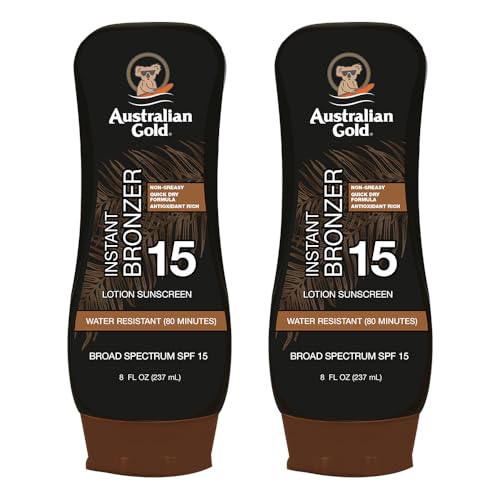 Australian Gold Loción Bronceadora SPF 15, Paquete Doble, 8 FL Oz (Paquete de 2) - imagen 4