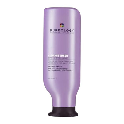 Acondicionador Hidratante Ligero Pureology Hydrate Sheer - Para Cabello Fino, Seco y Tratado con Color - imagen 2