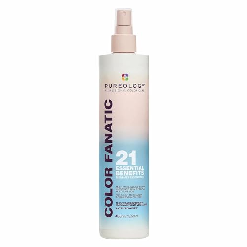 Spray Leave-In Multiusos Pureology Color Fanatic, 21 Beneficios para Todo Tipo de Cabello, Protección Térmica, Desenredante y Control de Frizz, - imagen 1