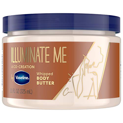 Vaseline Illuminate Me Manteca Corporal Batida de Manteca de Karité para Piel Rica en Melanina, Hidratación 24 Horas, 11 oz - imagen 1