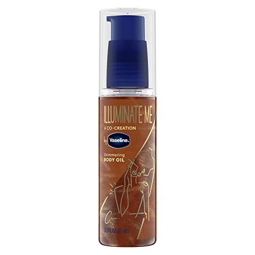 Vaseline Illuminate Me Aceite Corporal Brillante para Piel Rica en Melanina, Ilumina y Aporta Brillo a la Piel, 3.3 oz - imagen 2