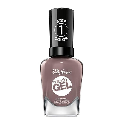 Sally Hansen Miracle Gel Esmalte de Uñas de Calidad de Salón | Fórmula Gel, Sistema de Dos Pasos, Sin Luz UV, Larga Duración | Opaque, Crème | 205 To - imagen 1