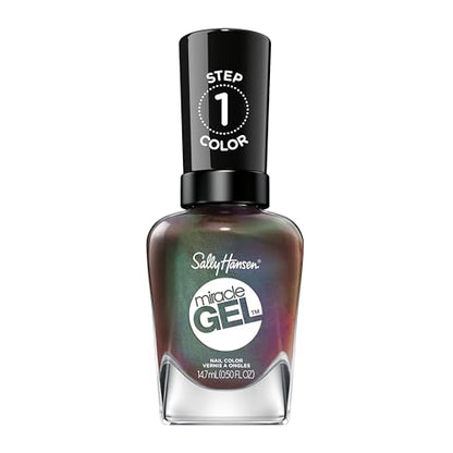 Esmalte de Uñas Sally Hansen Miracle Gel de Calidad de Salón | Fórmula Gel, Sistema de Dos Pasos, Sin Luz UV, Duradero | Opaque, Metálico | 841 - imagen 4