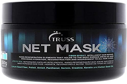 Mascarilla Capilar Hidratante TRUSS Net para Cabello Dañado - Fórmula con Nano-Regeneración para Reponer Proteínas, Hidratación y Brillo - Reduce - imagen 3