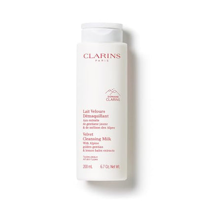 Leche Limpiadora Velvet de Clarins | Ganadora de Premios | Limpia, Hidrata y Equilibra la Microbiota de la Piel | Probada por Dermatólogos | 6.7 Onzas - imagen 1