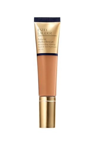 Estée Lauder Futurist Hydra Rescue Moisturizing Foundation Makeup SPF 45 for a 12-Hour Glow, 1.2 Fl Oz, 5W1 Bronze - imagen 3