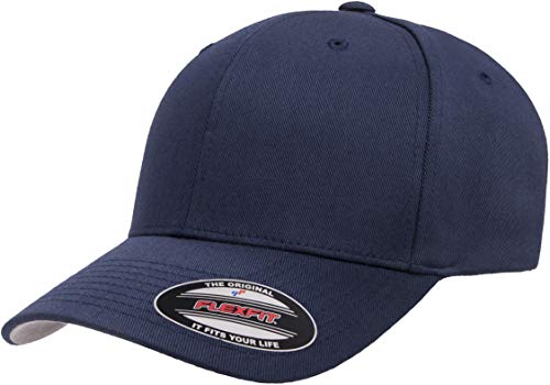 Gorra Ajustable Fitted Flexfit XXL para Hombre, Color Marino, Estilo Deportivo - imagen 4