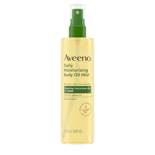Aceite Corporal Hidratante en Spray Aveeno Daily con Aceite de Avena y Jojoba para Piel Seca y Sensible, 6.7 fl. oz, Libre de Parabenos y Silicona - imagen 1