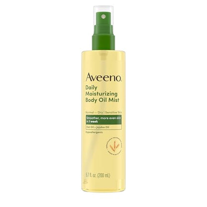 Aceite Corporal Hidratante en Spray Aveeno Daily con Aceite de Avena y Jojoba para Piel Seca y Sensible, 6.7 fl. oz, Libre de Parabenos y Silicona - imagen 1