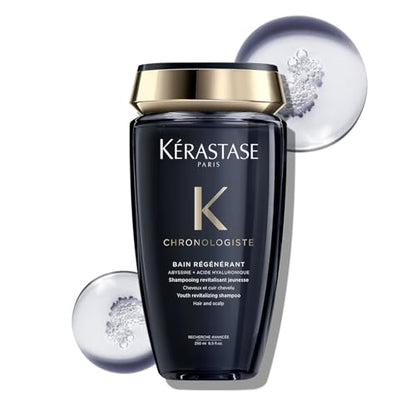 Champú Regenerante Kerastase Chronologiste para Cabello Opaco y Sensibilizado - Hidrata y Fortalece, Revitaliza Cabello y Cuero Cabelludo, Con Ácido - imagen 3