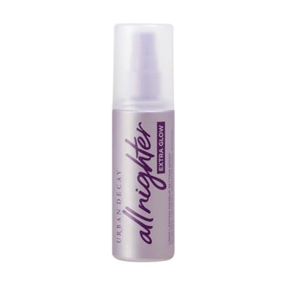Urban Decay All Nighter Extra Glow Spray Fijador de Maquillaje para Rostro, Resistente a Transferencias, 16 Horas, Ácido Hialurónico, Extracto de - imagen 1