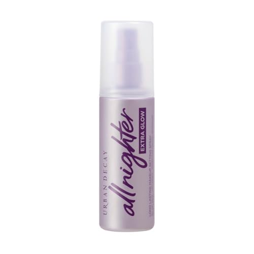Urban Decay All Nighter Extra Glow Spray Fijador de Maquillaje para Rostro, Resistente a Transferencias, 16 Horas, Ácido Hialurónico, Extracto de - imagen 2