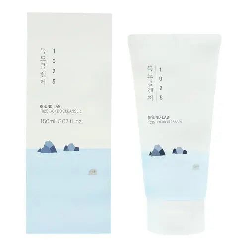 ROUND LAB 1025 Dokdo Limpiador 5.07 Fl Oz, Limpiador Facial Bajo pH para Piel Sensible, Espuma Suave para Limpieza Profunda y Remoción de Maquillaje, - imagen 1
