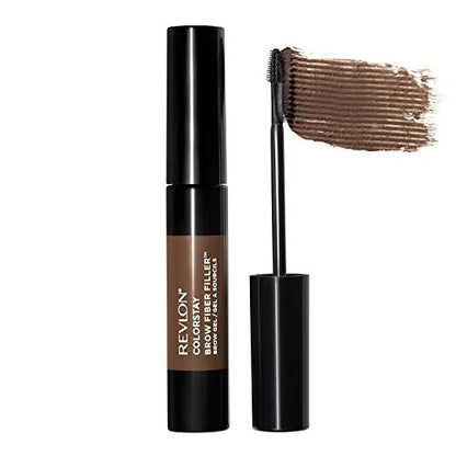 Revlon ColorStay Brow Fiber Filler Gel para Cejas, Voluminizador y Resistente al Agua, 303 Marrón Medio, 0.23 fl. oz. - imagen 4