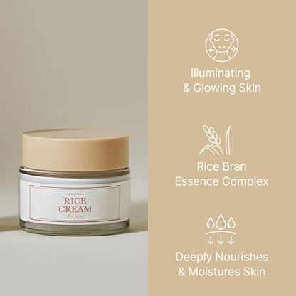 Crema de Arroz [I'm from] 1.69 Onzas, 41% Esencia de Salvado de Arroz con Ceramida | Hidratante, Suaviza y Mejora el Tono de Piel, K Beauty - imagen 4