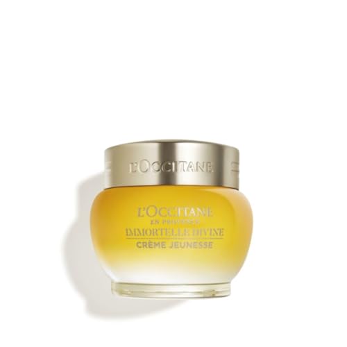 L'Occitane Immortelle Divine Cream, Anti-Aging Face Moisturizer, Firms Skin & Helps Reduce Fine Lines, Wrinkles & Age Spots, Daily Hydrating Skincare - imagen 1