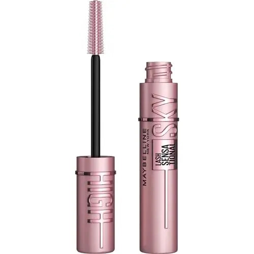 Máscara Lavable Maybelline Lash Sensational Sky High, Voluminizadora, Alargadora, Definidora, Rizada, Multiplicadora, Fórmula Construible, Negro - imagen 1