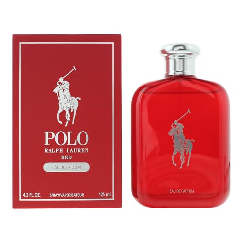 RALPH LAUREN FRAGRANCES Polo Red - Eau de Parfum para Hombre - Perfume Amaderado y Especiado - Con Jengibre, Salvia y Madera de Cedro - 4.2 Fl Oz - imagen 1