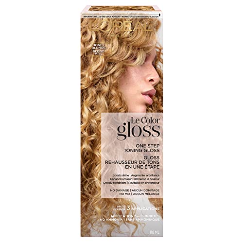 L'Oreal Paris Le Color Tinte Gloss para Cabello, Miel Rubia, 4 Onzas - imagen 2
