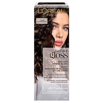 L’Oreal Paris Le Color Gloss Tono Único para Cabello, Transparente, 4 Onzas - imagen 3