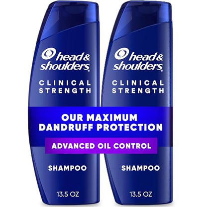 Champú Anticaspa Head & Shoulders con 1% Sulfuro de Selenio, Fuerza Clínica Control Avanzado de Aceite, Paquete Doble, Alivio de Dermatitis - imagen 3