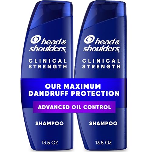 Champú Anticaspa Head & Shoulders con 1% Sulfuro de Selenio, Fuerza Clínica Control Avanzado de Aceite, Paquete Doble, Alivio de Dermatitis - imagen 2