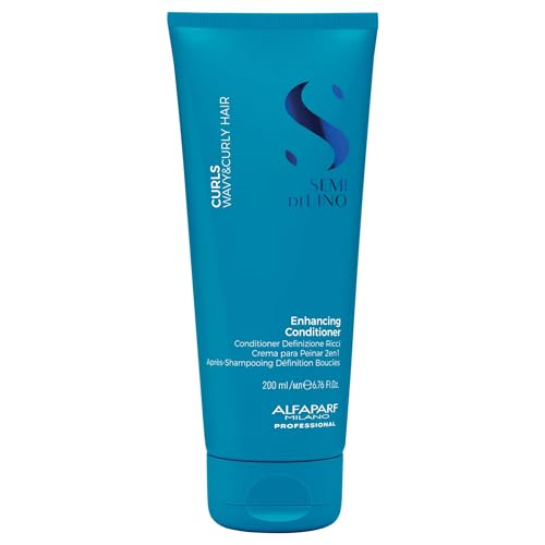 Acondicionador ALFAPARF MILANO Semi di Lino para Cabello Rizado y Ondulado - Hidrata y Nutre - Reduce el Frizz - Protege contra la Humedad - Fórmula - imagen 1