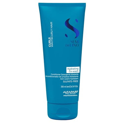 Alfaparf Milano Semi di Lino Co-Wash Hidratante - Acondicionador Sin Espuma para Cabello Rizado - Aumenta el Brillo, Controla el Frizz y Prolonga el - imagen 3