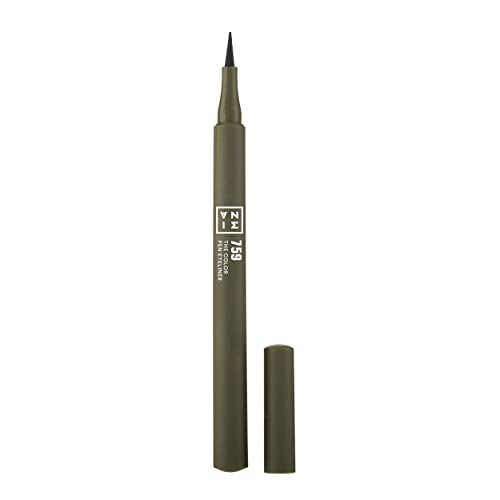 3INA Lápiz Delineador de Ojos Colorido - Delineador Líquido Impermeable con Punta de Fieltro - Maquillaje de Ojos de 14 Horas - 759 - 0.034 oz - imagen 1