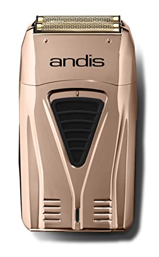Andis 17220 Pro Foil Lithium Plus Afeitadora de Titanio, Inalámbrica/Cableada - Afeitadora Profesional Turbo con Cargador USB - Cobre - imagen 3