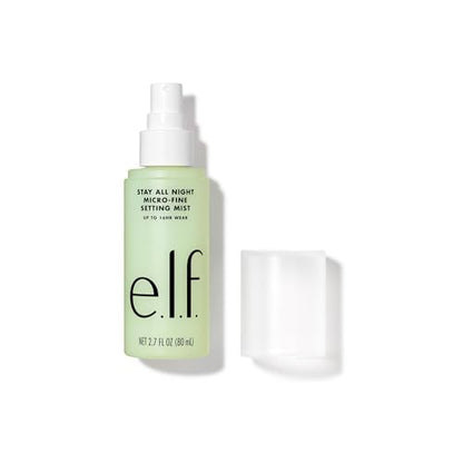 e.l.f. Spray Fijador Micro-Fino Stay All Night, Hidratante y Refrescante, 16 Horas de Duración, Vegano y Libre de Crueldad, 2.7 Fl Oz - imagen 1