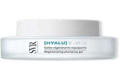 SVR HYALU Biotic Regenerating Plumping Gel. Intensive Moisturizer Face Gel with Hyaluronic Acid, Probiotics & Vitamin C, Anti-Wrinkle Face Cream & Eye - imagen 4