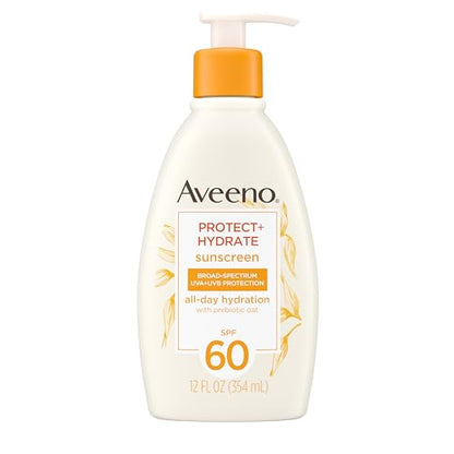 Loción Hidratante Solar Aveeno Protect + Hydrate con Avena Prebiótica, SPF 60 de Amplio Espectro, Libre de Parabenos y Aceites, Resistente al Agua y - imagen 3