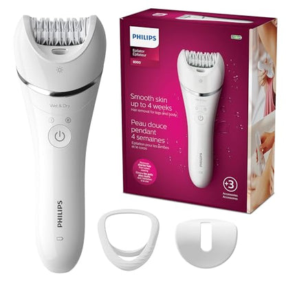 Epiladora Philips Serie 8000 para Mujeres, con 3 Accesorios, BRE700/04 - imagen 1
