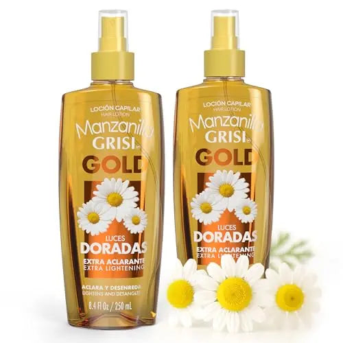 Lotion Capilar Grisi Manzanilla Oro – Spray Aclarador de Cabello de Manzanilla | Mejora Destellos Dorados de Forma Natural | Spray Desenredante Sin - imagen 4