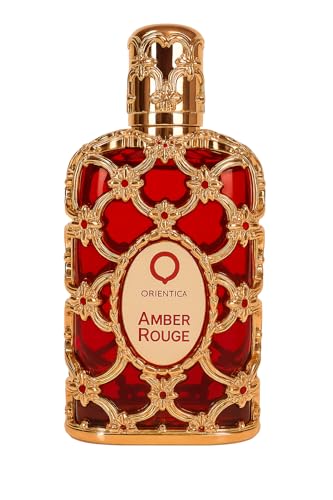 Orientica Luxury Collection Amber Rouge Eau De Parfum 80ml – Perfume Árabe Unisex con Notas de Madera, Ámbar, Azafrán y Jazmín - imagen 4