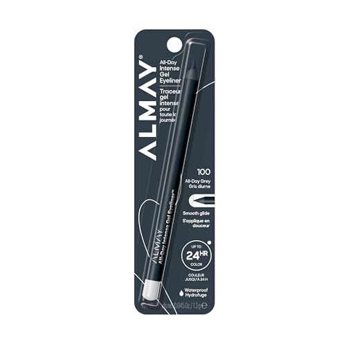 Delineador en Gel Almay, Resistente al Agua, Lápiz de Ojos Fácil de Afilar, 100 Gris Todo el Día, 0.045 oz - imagen 3