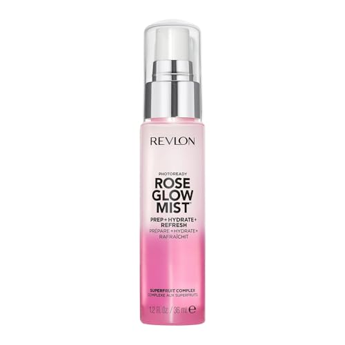Revlon PhotoReady Rose Glow Mist r Facial, Spray Hidratante y Refrescante con Cobertura Sutil, Infundido con Aceites Nutritivos y Complejo de - imagen 1