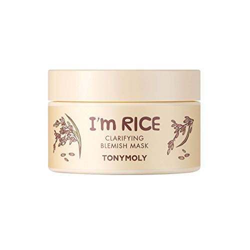 Mascarilla Facial TONYMOLY I'm Rice, Arcilla Clarificante, Detoxifica, Reduce el Enrojecimiento y Calma la Piel Irritada, 100ml - imagen 3