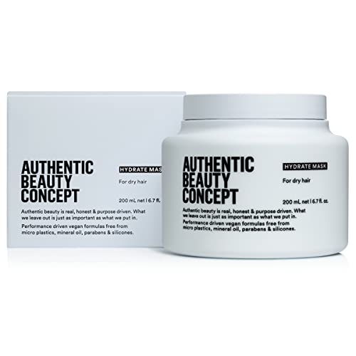 Mascarilla Hidratante Authentic Beauty Concept | Tratamiento Hidratante para Cabello Normal a Seco o Rizado | Vegan y Libre de Crueldad | Sin - imagen 3