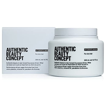 Máscara Hidratante Authentic Beauty Concept | Tratamiento Hidratante para Cabello Normal a Seco o Rizado | Hidratación Intensa | Vegana y Libre de - imagen 2