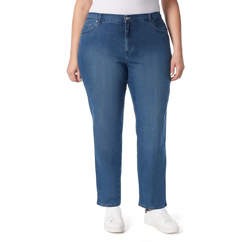 Jeans de mujer Gloria Vanderbilt Amanda de tiro alto clásico y corte tapered - imagen 2
