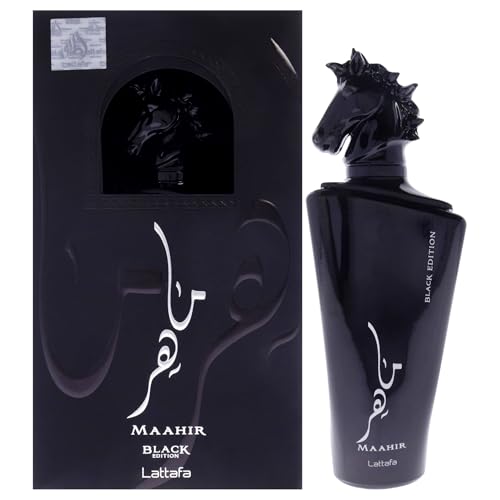 Lattafa Maahir Black Edition Eau De Parfum Spray Unisex, 3.4 Onzas - imagen 2