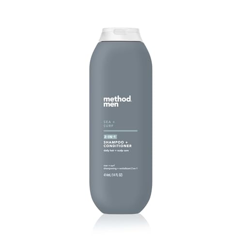 Champú y Acondicionador 2 en 1 Method Men, Sea + Surf - Limpia y Acondiciona con Aceite de Argán y Jojoba - Sin Parabenos - 14 oz - imagen 1